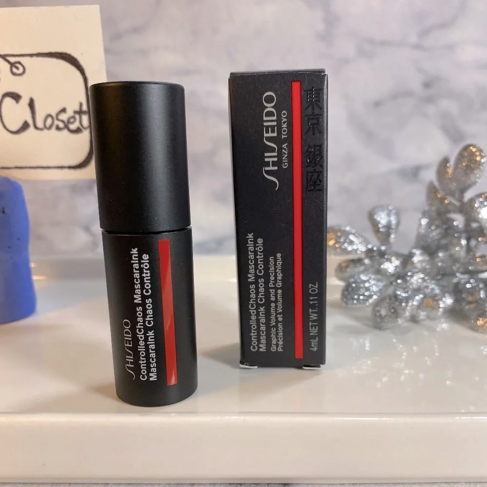 Shiseido Beauty,Controlled Chaos Mascara Ink 01 Black-Mini 4ml,0.11oz-BOXED-NEW